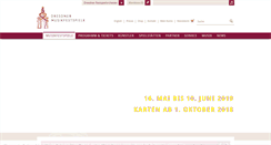 Desktop Screenshot of musikfestspiele.com
