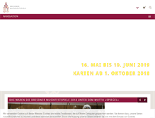 Tablet Screenshot of musikfestspiele.com